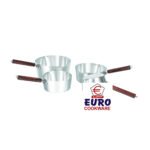 Milk Pan Valvo (MPV) with Wooded Cadium Handle Metal Finish EMP-067