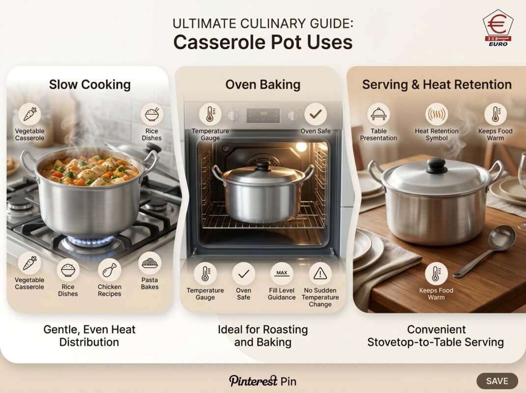 casserole set with lids